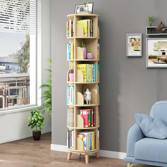 Rotating Bookshelf with Legs