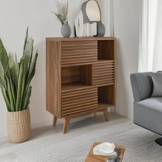 Three Tier Display Storage Cabinet